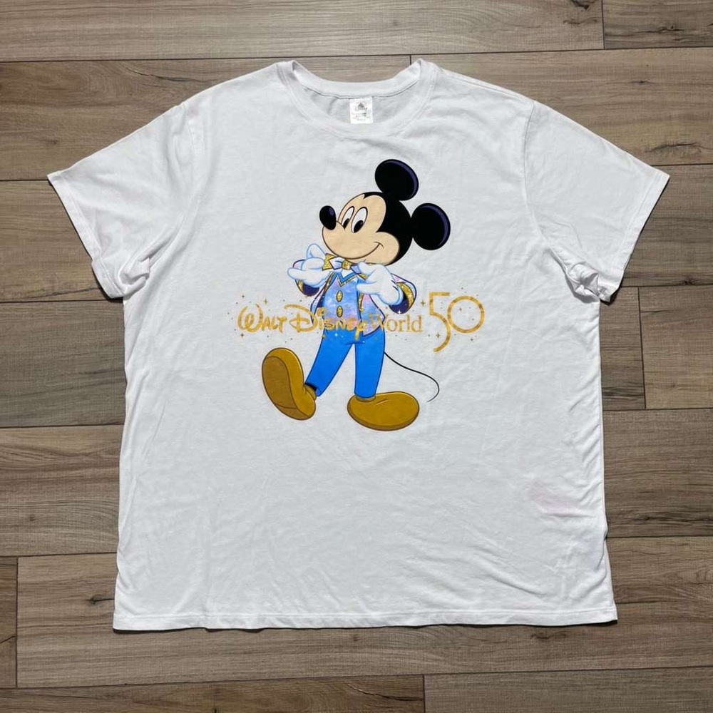 Disney Unisex Walt Disney World 50th Anniversary Mickey Mouse Graphic Tee XXXL
